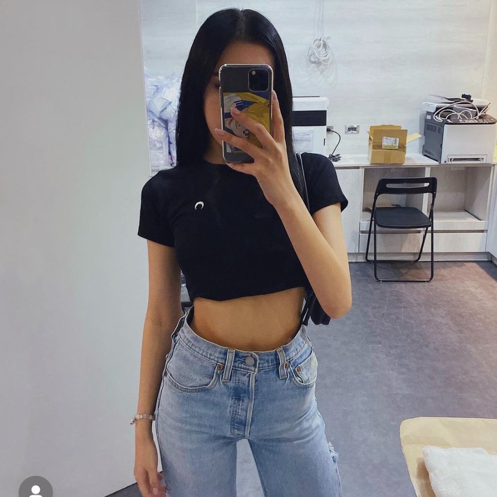 MARINE SERRE Moon Baby Tee